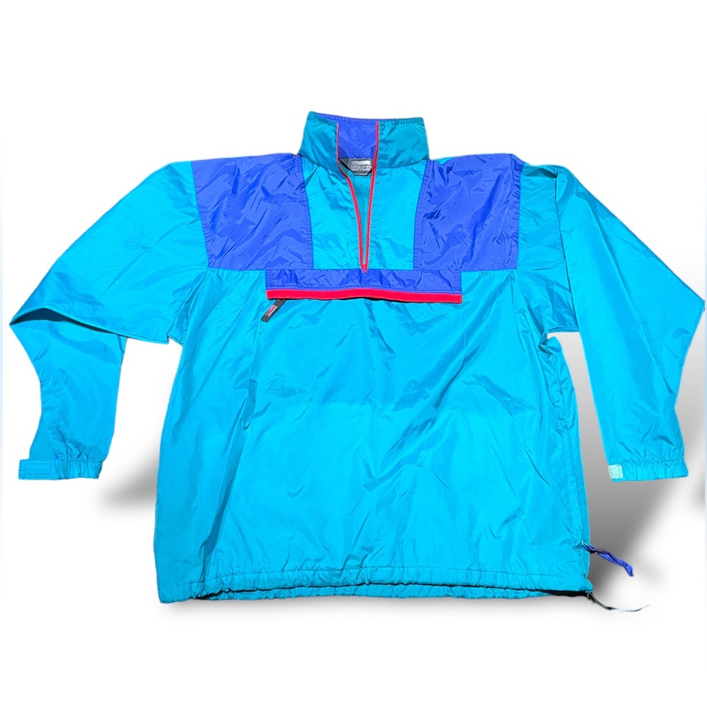 Vintage Sierra Sport Pullover Quarter Zip Windbreaker Men’s Large